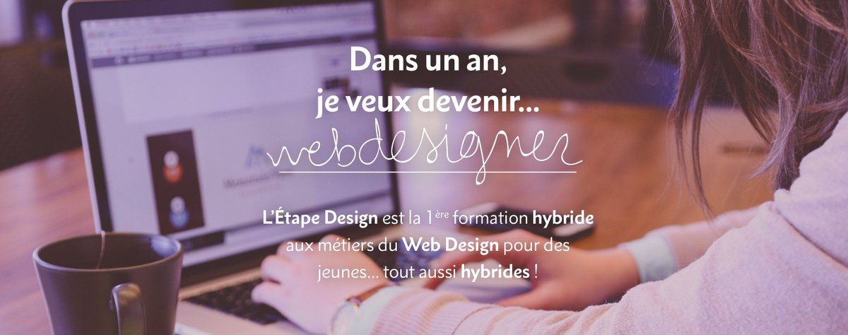 EtapeDesign's tweet photo. 👀Étape Design, la formation professionnalisante en 8 mois, vous forme aux métiers de : 
- Web designer 
- Développeur 
- Intégrateur 
👉https://t.co/K0fNo16ojB https://t.co/eXDinJWMVV