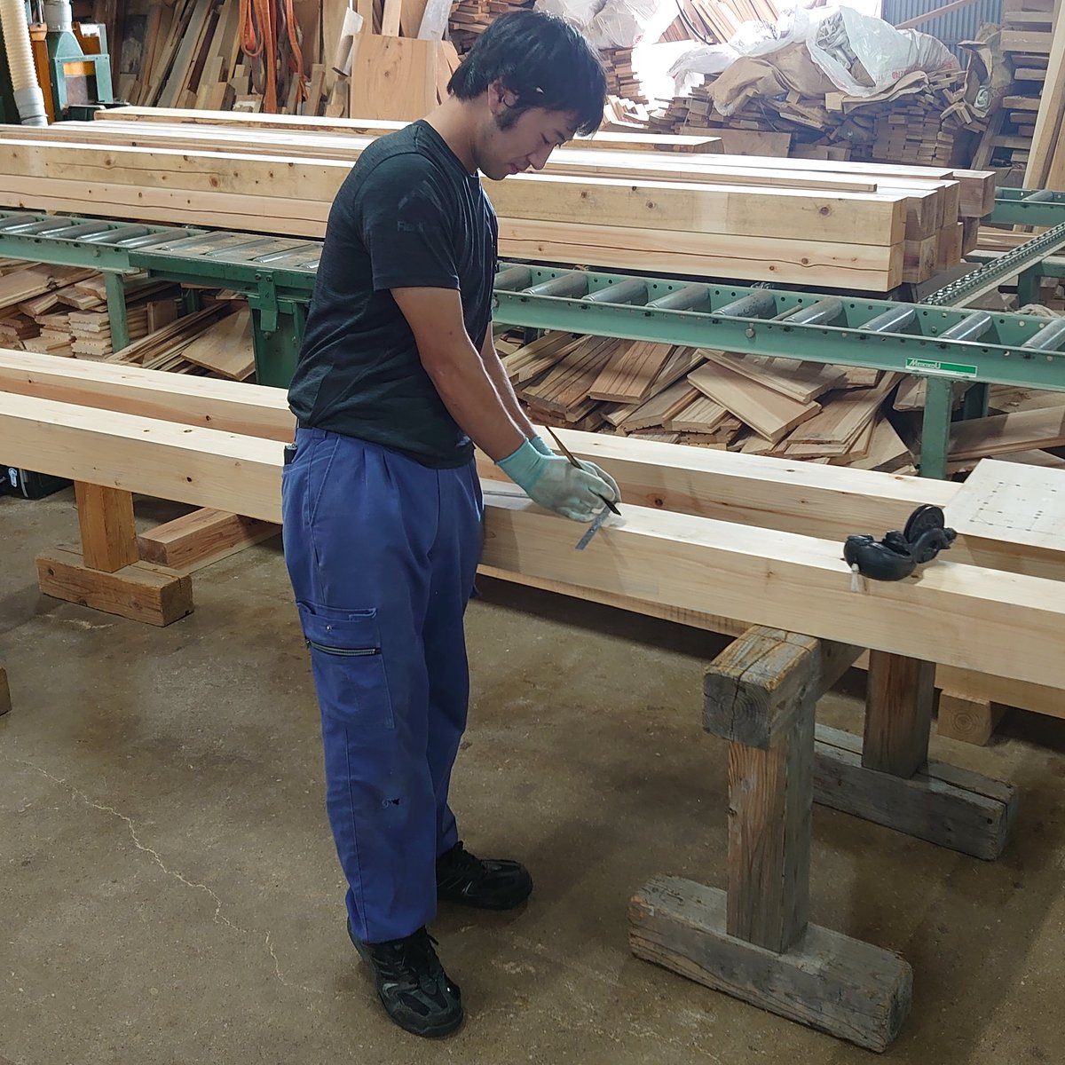 株式会社増子建築工業 本店営業部 郡山市内で施工する増築工事の墨付け 詳しくは T Co 6qpdryj1bu をご確認下さい 増子建築工業 木造りの家 木造りの家ましこ