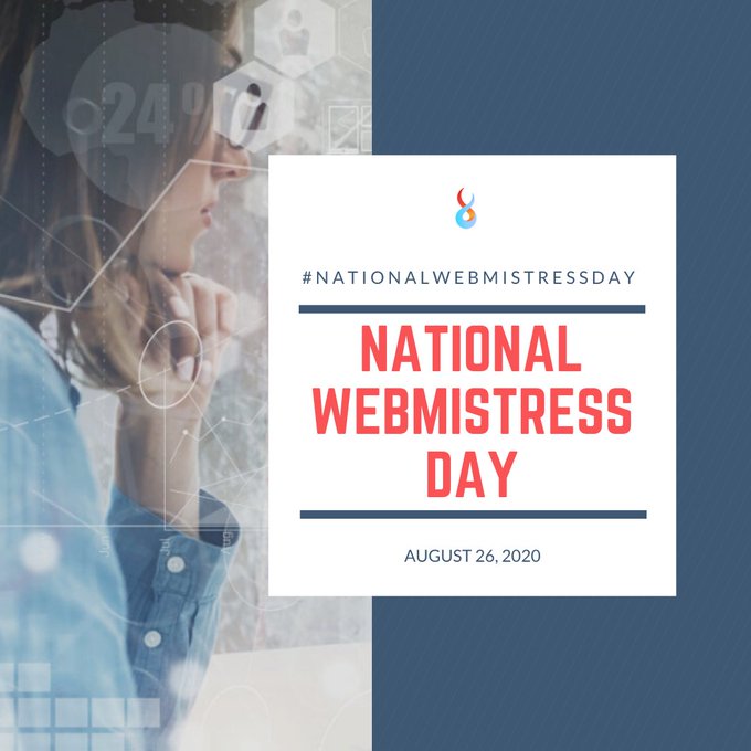 NATIONAL WEBMISTRESS DAY –26 August 