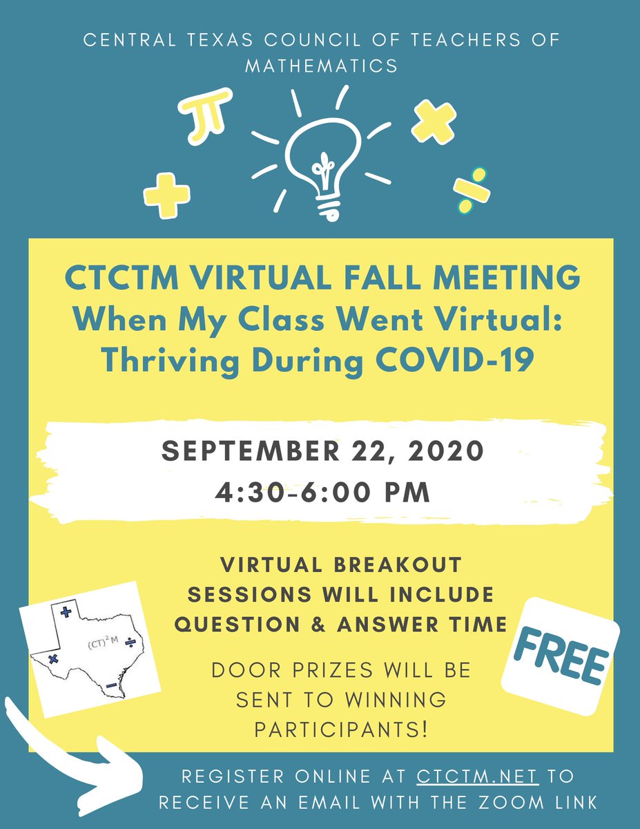 It's almost time for our CTCTM Fall Meeting! Here's a FREE opportunity for some great math PD and super relevant for the new school year!
