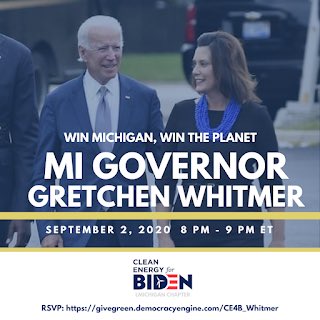 jim_gawron's tweet photo. Join @CE4BMichigan for Win Michigan, Win the Planet. Join Michigan Governor Gretchen Whitmer and other special guests for this virtual fundraiser to support Joe Biden for President and turn Michigan blue in November. https://t.co/u24mSFqIv0 #WinMichigan #Biden2020 https://t.co/8b8TAofHLI