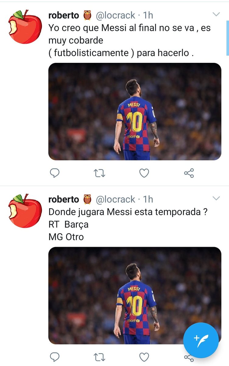 benabarre_24's tweet photo. @locrack Para no importarte el Barça no paras... Menudo tuitero de categoría😂
Haciendo preguntas al personal y no obtienes respuesta. https://t.co/1vTGSZRg0P