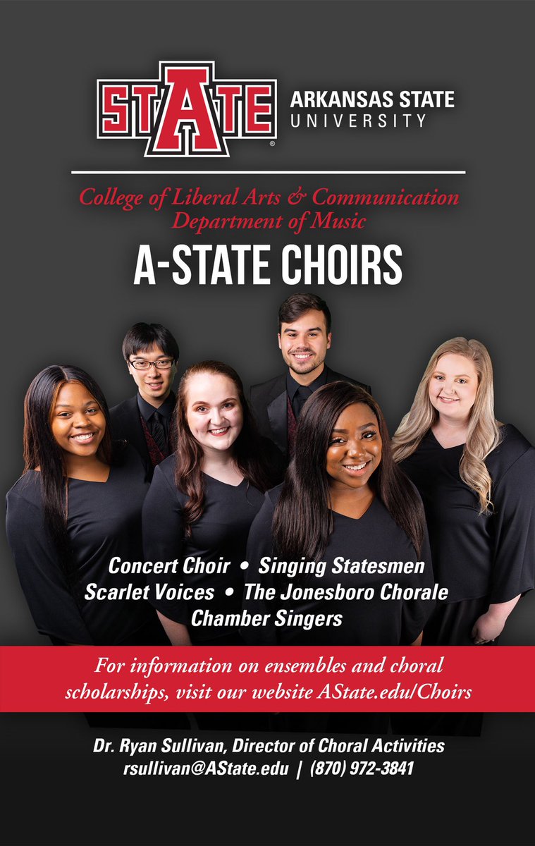 AStateChoirs's tweet photo. Students, check your email for audition results! #AStateSings https://t.co/0FybqmqhFR