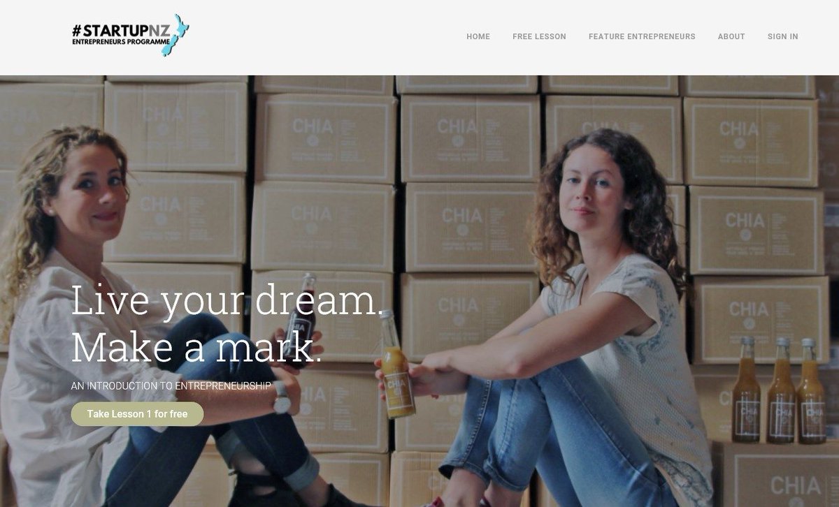 The folks at <a href="/nzpreneur/">NZ Entrepreneur Mag</a> have generously donated passes to their 12-week “Startup NZ Entrepreneurs Programme” for two lucky participants to further explore entrepreneurship post-weekend (worth $287.50 each)

Find out more at startup.nzentrepreneur.co.nz