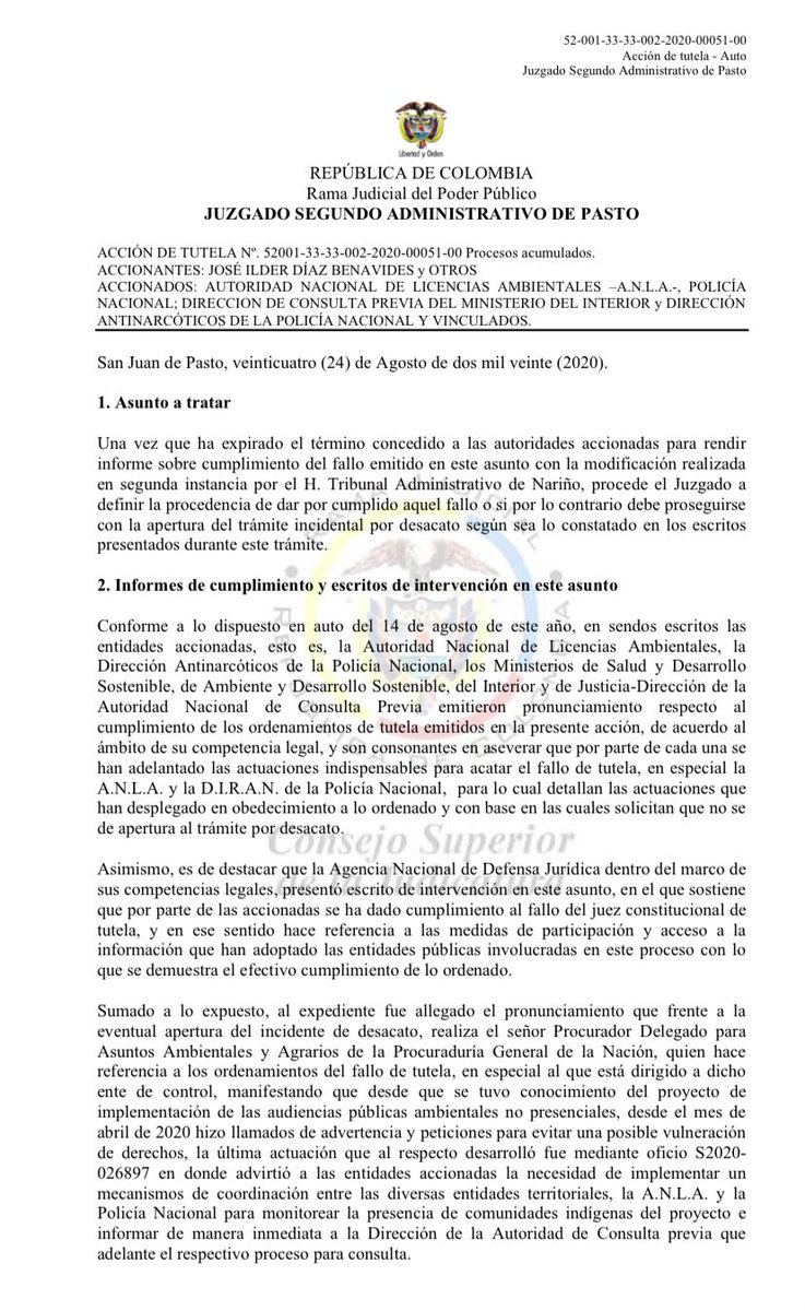 pachoceron's tweet photo. Desde @Secgobnar resaltamos la importancia del fallo del Juzgado Segundo Administrativo de Pasto, el cual suspende el procedimiento ambiental para la Erradicación de Cultivos ilícitos mediante aspersión aérea con glifosato 
#AcuerdosDeRaíz #SinGlifosatoConcertamos https://t.co/4QbcM6O3EL
