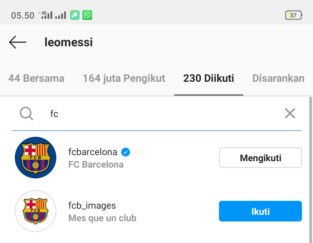 baguszul8's tweet photo. @dedy_hansyah Masih mengikuti, Ketik fcbarcelona bosku.. Kalau ngetik barcelona gak muncul https://t.co/tkPiB8gauY
