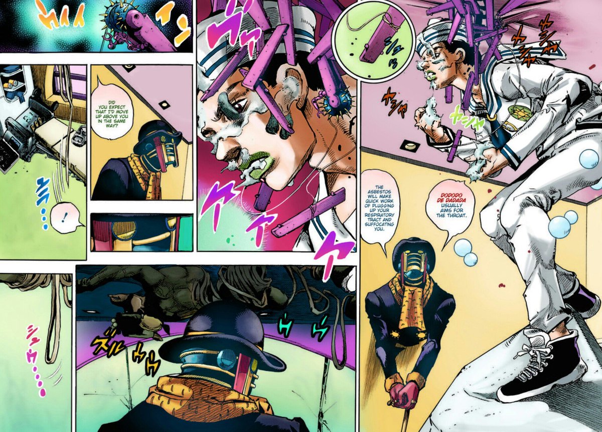 I have colored my favorite panels. #jojolion. #manga. 