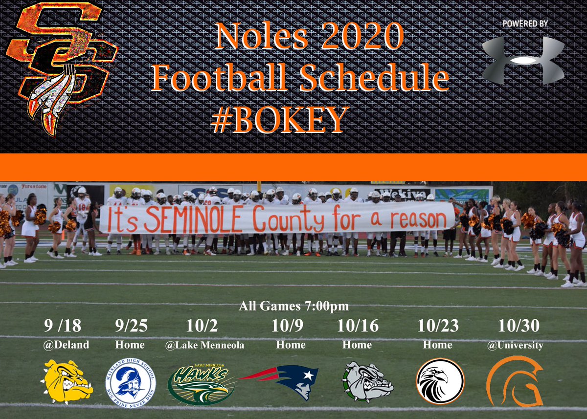 IT'S FINALLY HERE!!! Here is the new updated 2020 football schedule. #Bokey #PutTheBallDown #WeDontFlinch