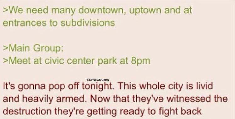 BREAKING: Individuals on ‘4chan’ are organizing an armed counter protest tonight against rioters and looters expected at the  #Kenosha County Courthouse.  #Wisconsin
