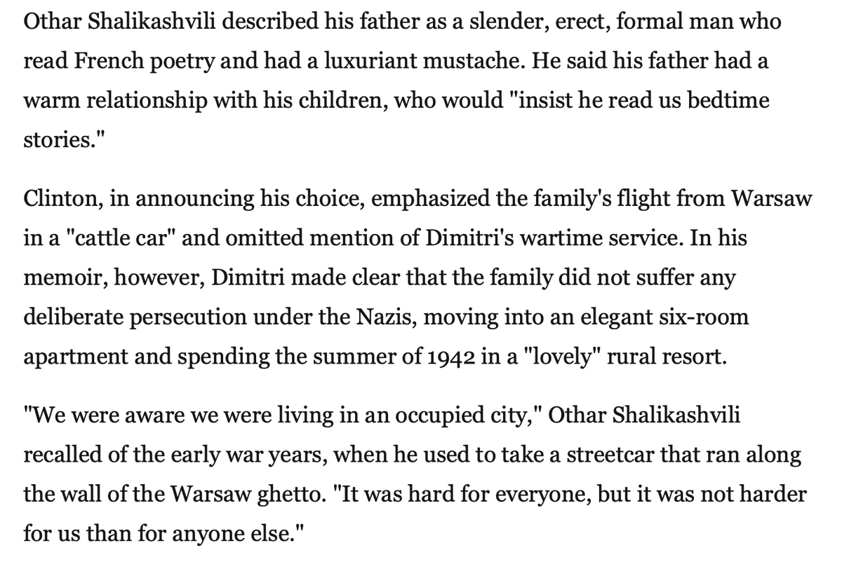 victims of the warsaw uprising: the shalikashvili family