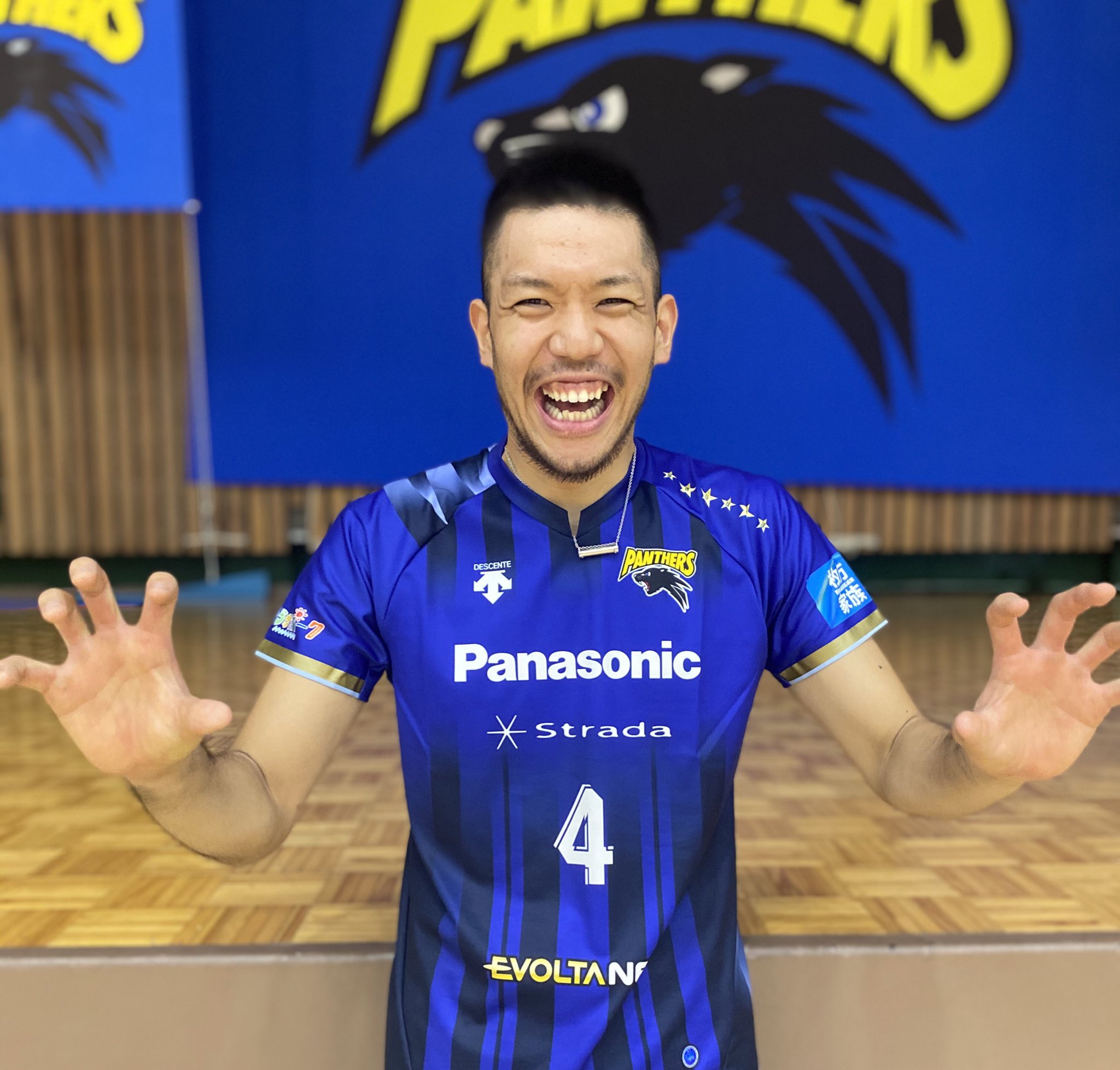 新品本物 レプリカユニフォーム【山内昌大】 華々しい パナソニックパンサーズ ウェア