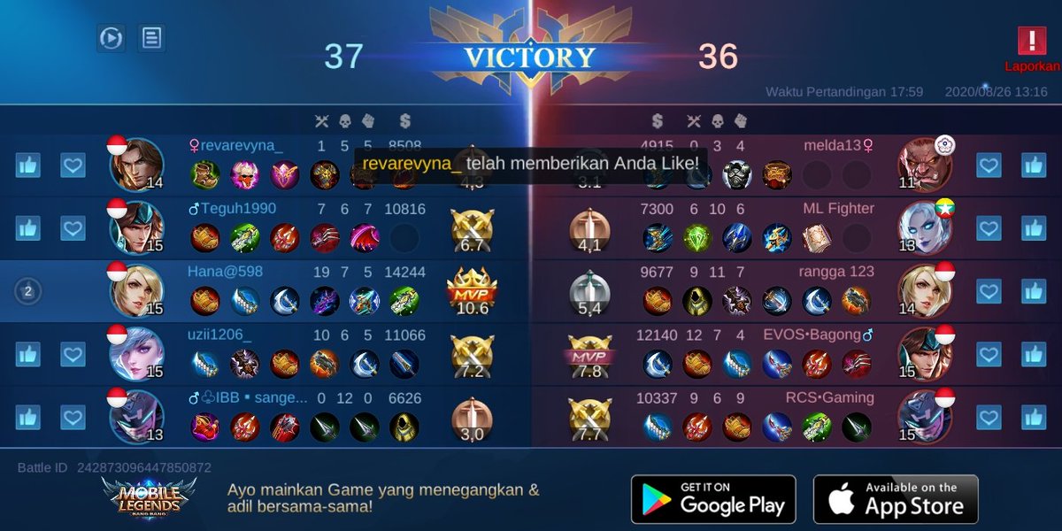 DedynKris's tweet photo. Ayo bergabung dengan tim saya, tantang semua Player MOBA terbaik bersama! 
https://t.co/uKLInezCZR https://t.co/RmYjCF1Pvp