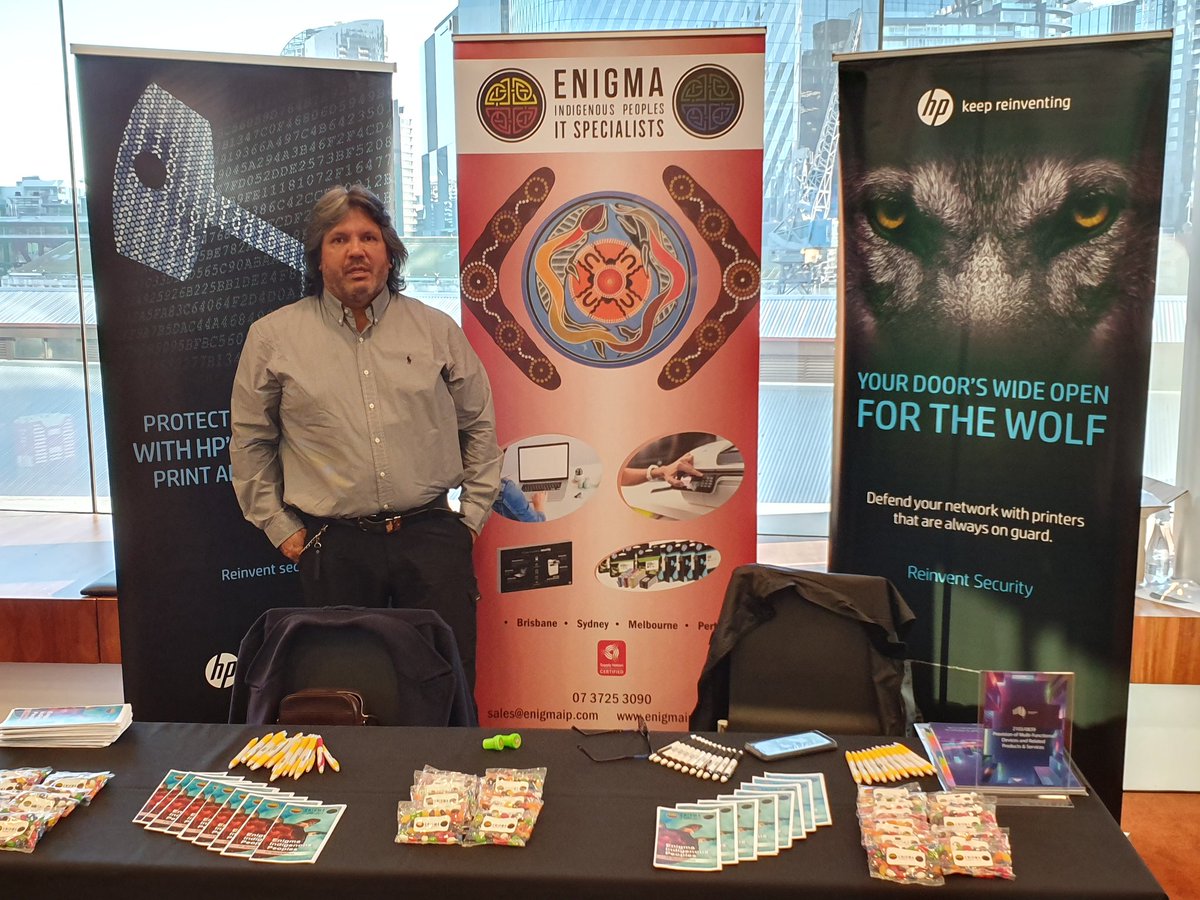 EnigmaBusiness's tweet photo. Love it Enigma Indigenous Peoples #EnigmaIPwhenbuyingIT for all you Government departments and businesses who need to increase your Indigenous Purchasing Percentages. Sales@enigmaip.com https://t.co/INqfpJE8rf