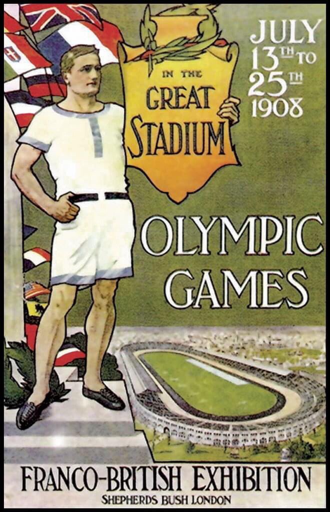 White City stadium in Shepherds Bush was the main venue for the 1908 Olympics.
