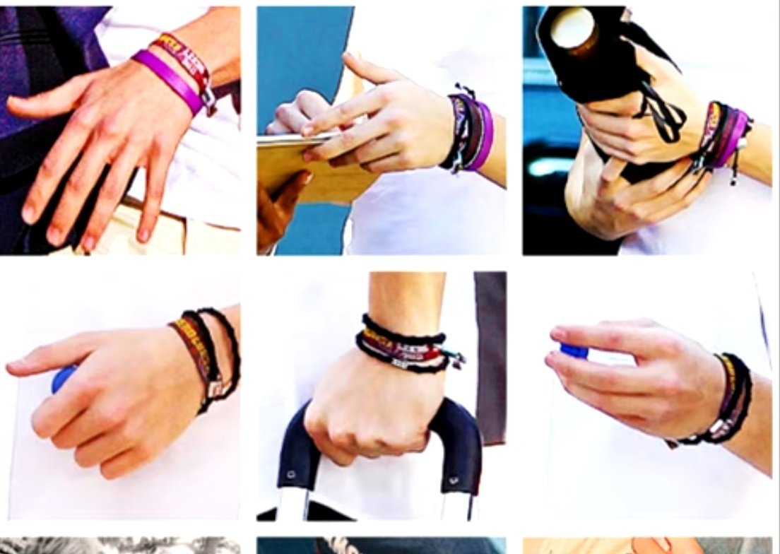 the boys wore their bracelets long after the festival. until these were worn out and they had to tie them up. when they could no longer use them, their wrist tattoos came to the scene .