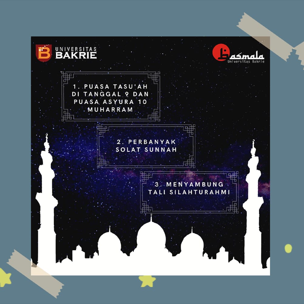 Assalamu'alaikum Ikhwah Fillah 👋⁣

Bulan Muharram merupakan satu dari empat bulan haram atau bulan yang suci di sisi Allah SWT. Lantaran sejumlah keutamaan yang tersimpan pada bulan Muharram, umat Islam dianjurkan memperbanyak amalan sebagai berikut✨