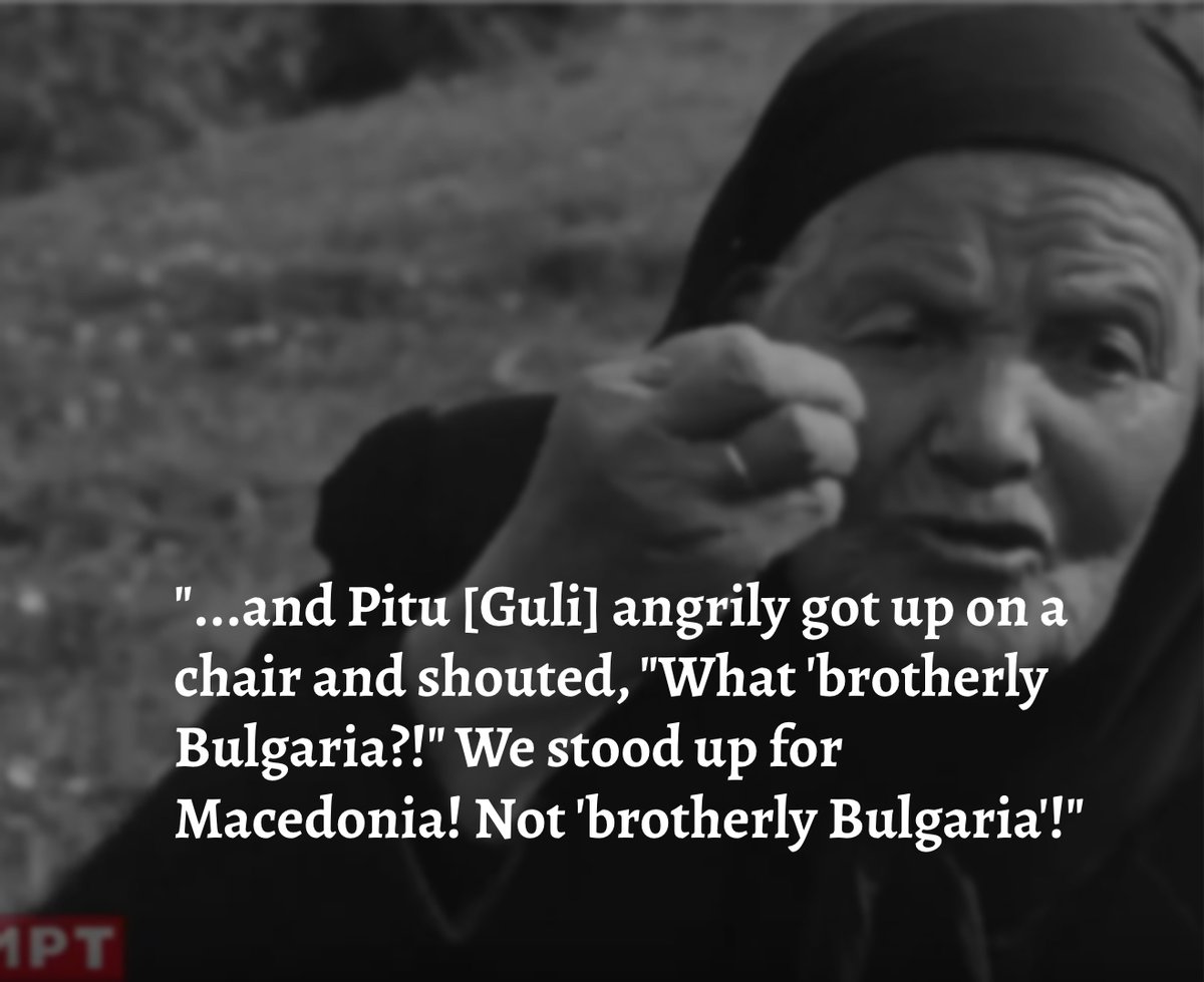 RealMarioTalks's tweet photo. Amazing find! 

Eye-witnesses of the #Ilinden Uprising interviewed in the 1960s about their recollections. They talk about the first shots fired, Nikola Karev &amp; Pitu Guli, and even what the vojvodi said they were fighting for! 

(Hint down below 😉)

LINK: https://t.co/MQSfc26gzI https://t.co/E31uauDDlY