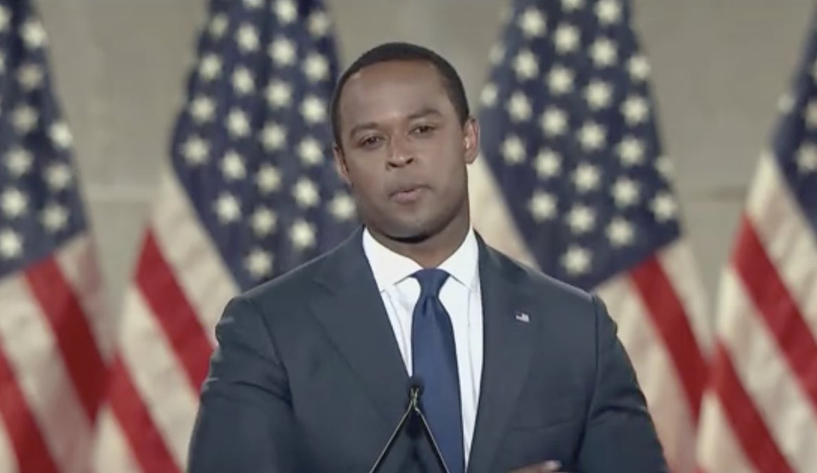 keithboykin's tweet photo. Kentucky Attorney General Daniel Cameron had the time and the audacity to go to the Republican National Convention and invoke Breonna Taylor’s name.

He has the power to charge the police officers who killed Breonna Taylor and he has done nothing about it. 

Disgraceful! #RNC2020 https://t.co/qdri7TVc9S