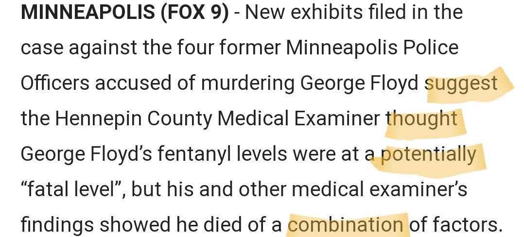 Medical Examiner was just doing things the correct way for postmortems; don’t let the spin tweets and headlines paint the wrong picture here. He is not saying it was an overdose death. The above thread should show why they did not say that.