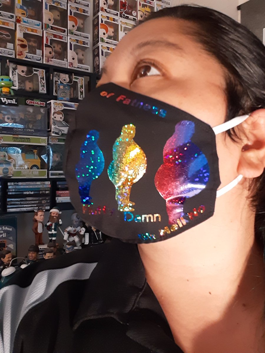 tk408's tweet photo. Been trying to win a #FluffyFunkoBackpack but my creativity hasn't been good enough. Maybe this counts? @fluffyguy #MasksOn #MaskUp #creativeeveryday #CreativeCitizen #fluffyfunkopop https://t.co/urWVJwGatQ