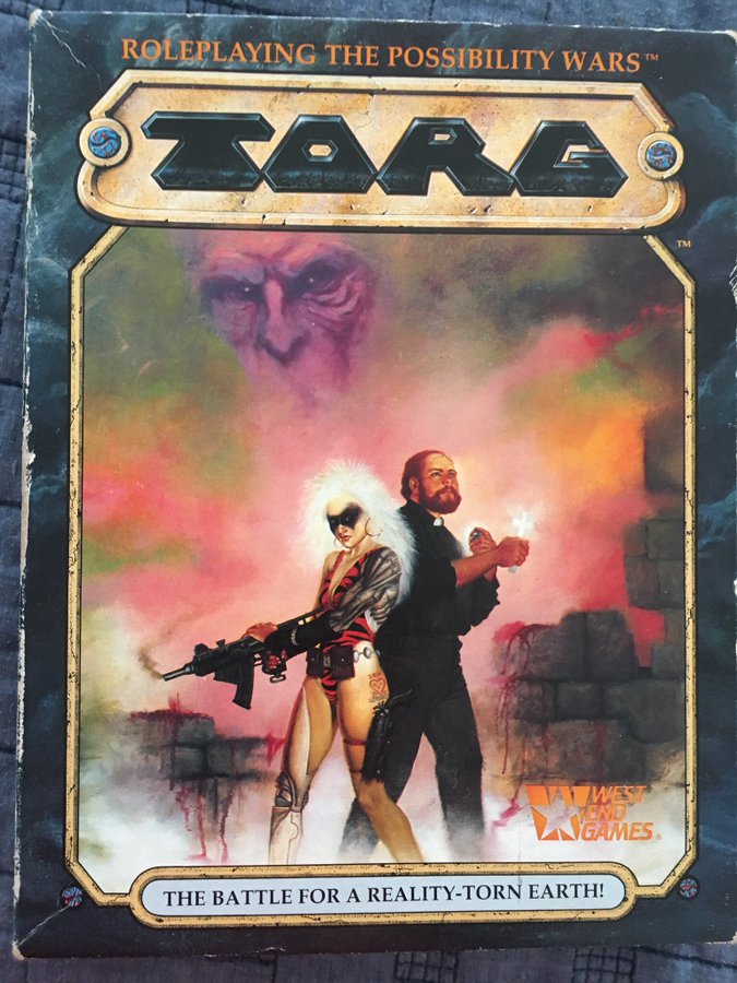 So a lot of work and thought went into make a game that was distinct from D&D but would capture the same "feel" and "magic" that made it popular. They brought in Greg Gorden, the brilliant fellow who made the rules for TORG, to create the mechanics for Earthdawn.