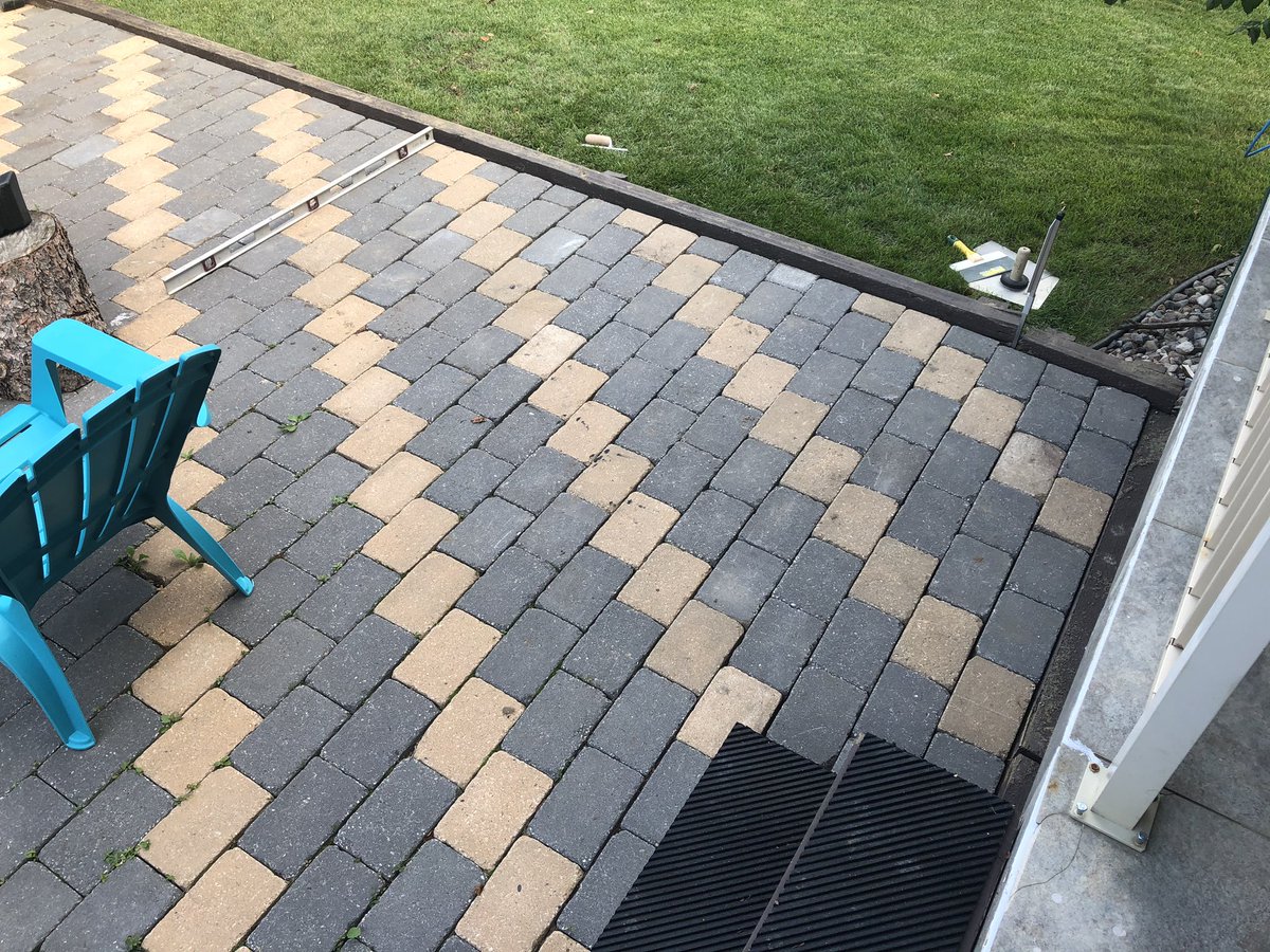 Fixed my patio. Just thought I would post something that didn’t have anything to do with Covid or political bs. I’m just guessing but I think we are all exhausted with assholes and bullshit. #washyourhands #donttouchyourface #fixyourpatio #ivehadit