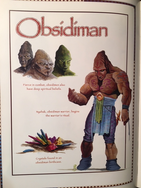 But Earthdawn would make major departures in its choice of races and classes. Familiar types are present, like elves and dwarves, but also unusual new races, such as the stony Obsidiman and tiny but magically powerful Windling.