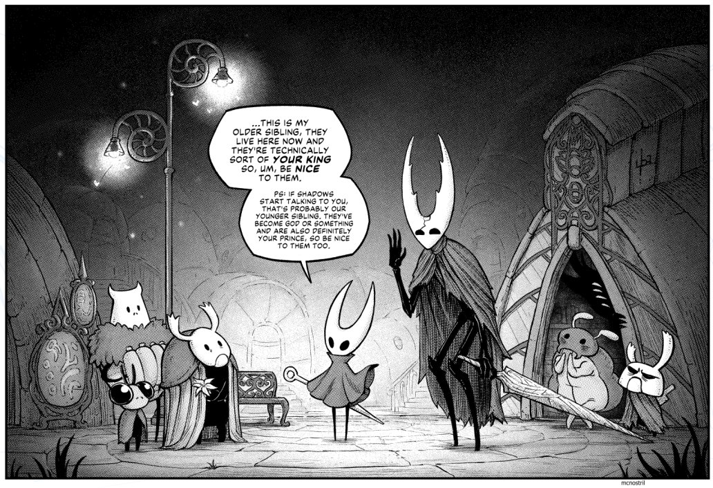 HOLLOW KNIGHT SPOILERS (the Final Spoiling)

Silksong will have Hornet running around not-hallownest so she must have left someone in charge, being the ver' responsible warrior-princess that she is. 