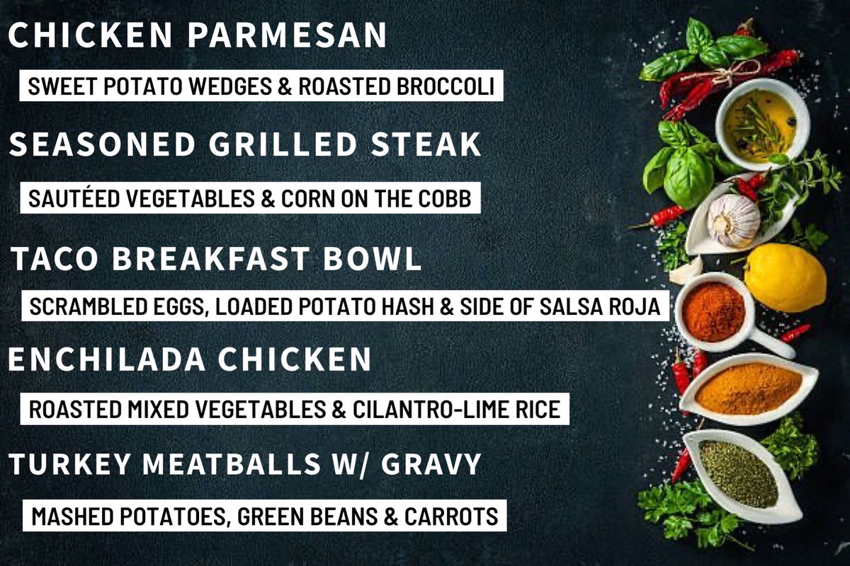 CaseMeals's tweet image. Menu for 8.31 

Also, a new Dessert Menu! 
Gotta crave that sweet tooth and treat yo self 😋🍪
