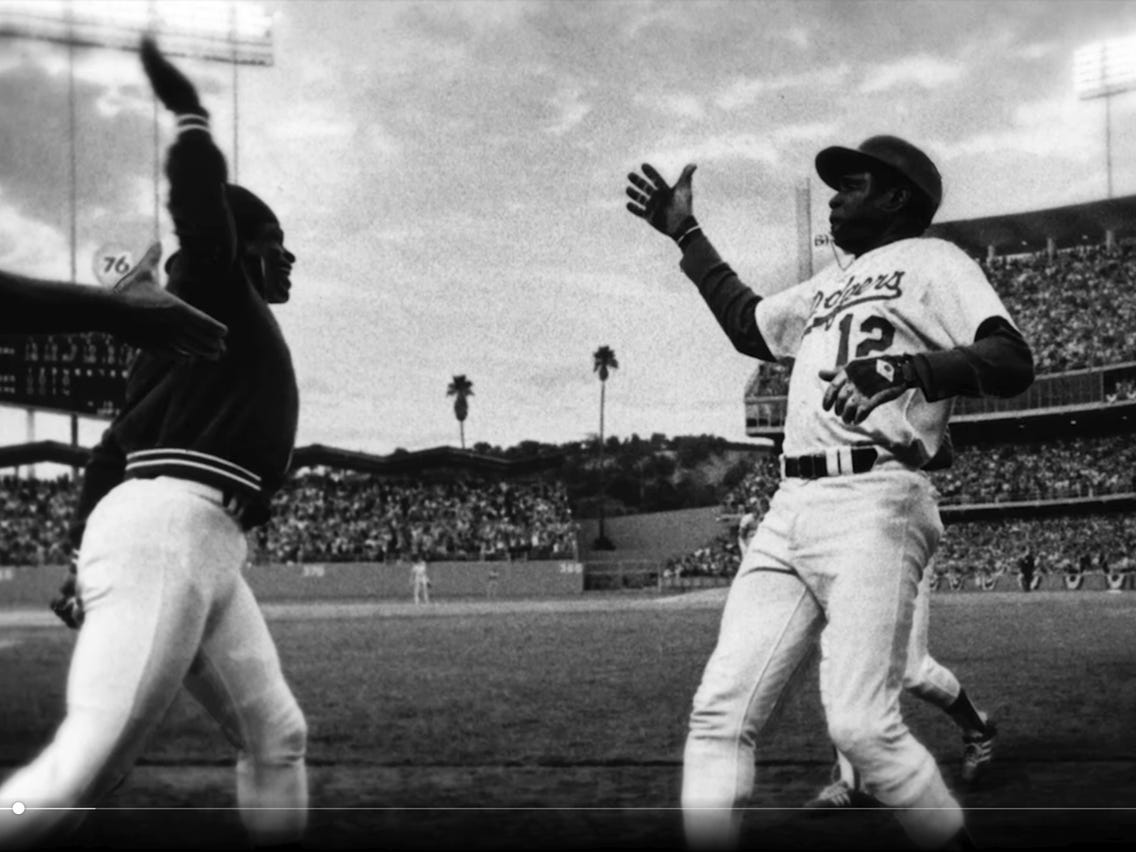  #GlennBurke invented the high-five with Dusty Baker on October 2, 1977 as a baseball player on the Los Angeles Dodgers. Think about all the iconic sports moments we would not have if not for the high-five!