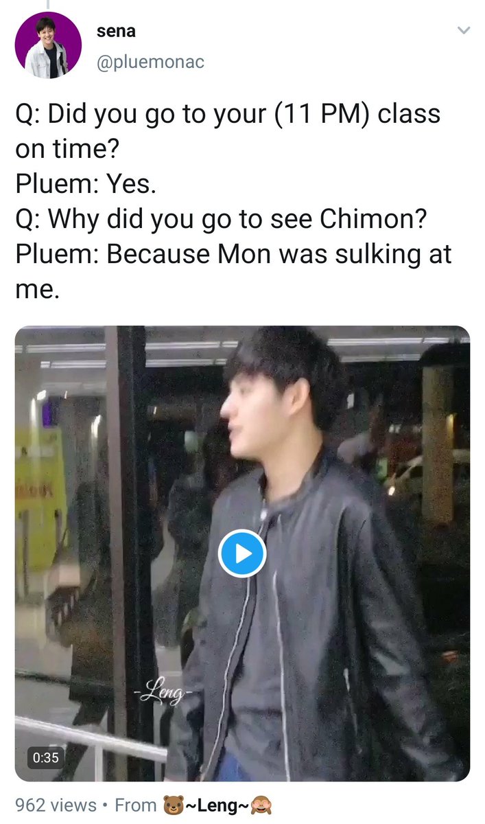 *11 AM. This video was taken by fans at Chiang Mai airport before Pluem had to go to Bangkok on April 25.