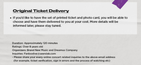 There is now English instructions for purchasing and viewing of Fanbox #AB6IX SOVIVID Online Concert

fanbox.live