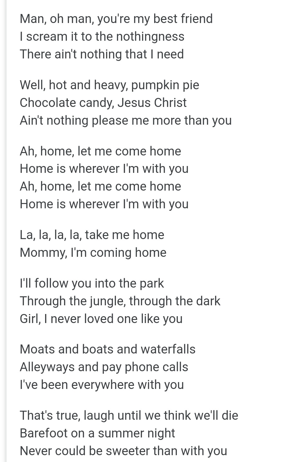 Edward Sharpe & The Magnetic Zeros - Home with Lyrics 