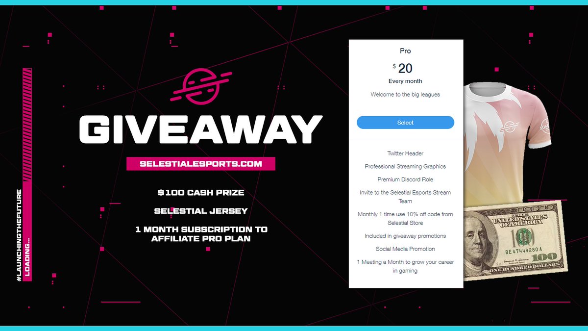 SelestialGG's tweet image. 🚨🚨🚨GIVEAWAY ALERT🚨🚨🚨

Free money? ✅
Free merch? ✅
Free Subscription to our Affiliate Program? ✅

3 winners, 3 prizes!

Enter our giveaway here! playr.gg/giveaway/B6k3L…

Ending September 26th!