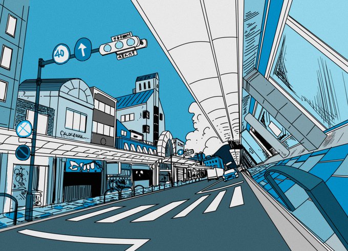 「横断歩道 道路標識」のTwitter画像/イラスト(人気順)