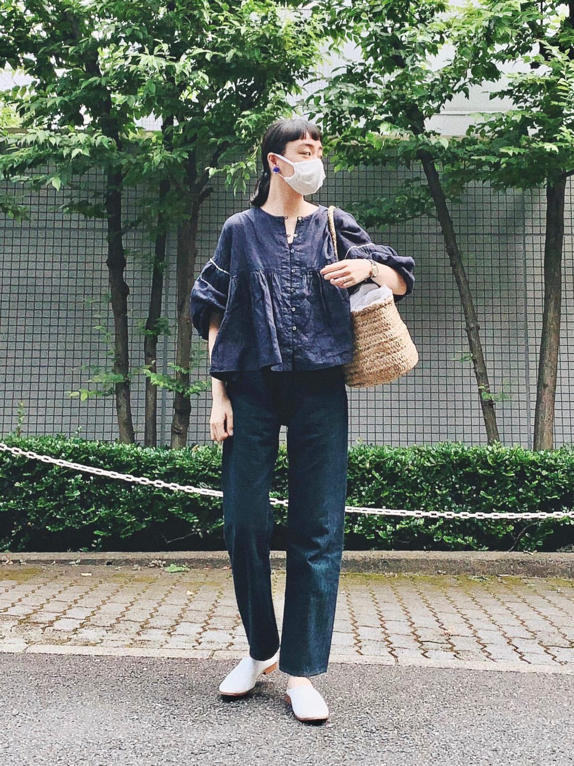 ネストローブのネイビーブラウス シャツ | velocityes.com