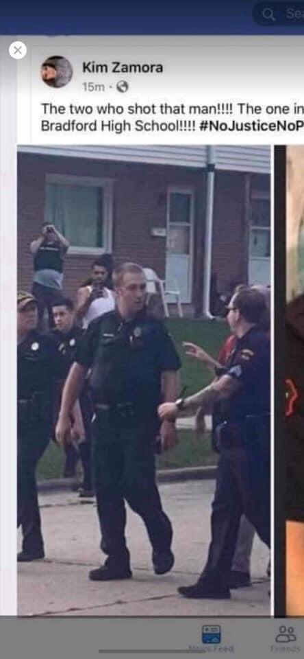 Are these two officers from the Kenosha Police Department the same person?On the left is Officer Rusten Shesky.On the right is the officer who shot Jacob Blake.