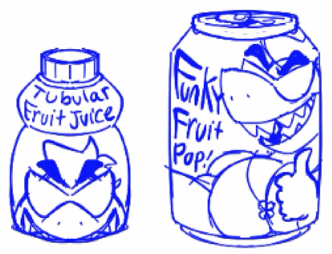 Oop here's this 2 of his juice and soda brand 