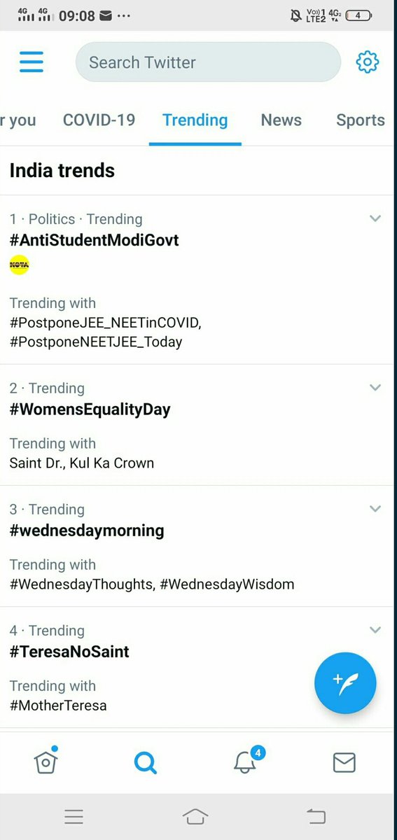 AbhishekAryan21's tweet photo. #PostponeJEE_NEETinCOVID  #IndiaHates_NarendraModi 
#AntiStudentModiGovt @narendramodi @DrRPNishank let whole world see what is going in India..  How millions of students remain unheard.. Democracy???? 1 on trending @BBCWorld @CNN 
#AntiStudentModiGovt https://t.co/pGdKucPtS7