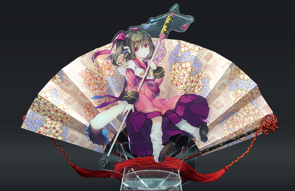 うたわれるもの ロストフラグ カルラ 京飾り扇子 | barramundibrasil