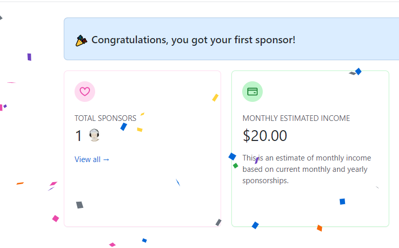 MakisMaropoulos's tweet image. I&apos;ve got my first sponsor🥳 Thanks Damon🤗
@github #github @golang #golang #opensource