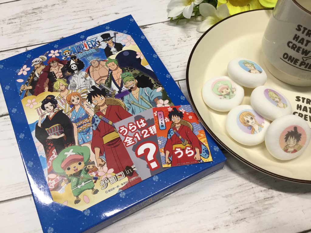 One Piece 麦わらストア池袋店 Pa Twitter 新商品 プリントチョコマシュマロ ワノ国編 756円 税込 好評発売中 麦わらストア Onepiece