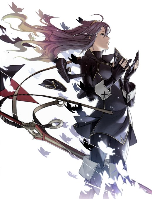 MOVESET:I won’t deny Travis does indeed use a sword and is in an anime art style (hell fun fact, the artist behind FE Awakening and Fates did the art for NMH-TSA, imo Yūsuke Kozaki is an amazing artist)