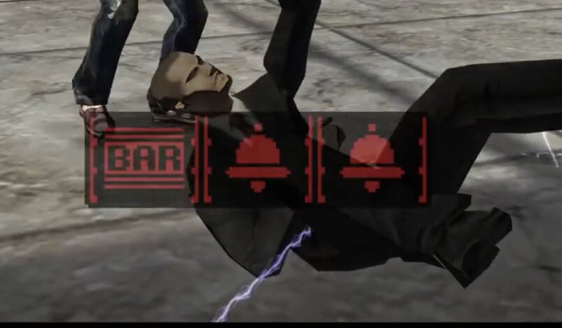 “What about other stuff?” Well in NMH 2 Travis has a Ecstasy gauge that has the potential to make combos happen easier, and even turn into a tiger, I don’t think a typical fighter can do that.