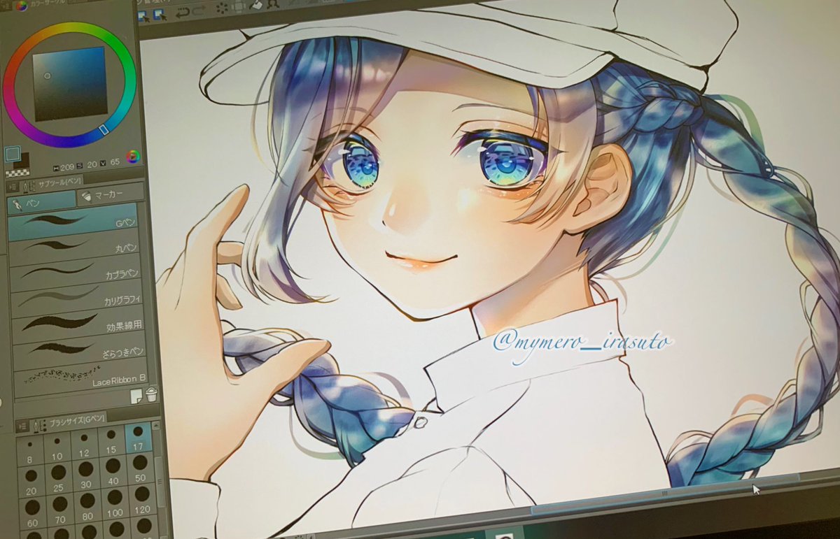 久咲まい 旧マイメロ イラスト垢 リプありがとうございます 全然気軽に送って頂いて大丈夫ですよ 少し幼めな顔になりましたかね 私も日々画力に鞭打たれてます