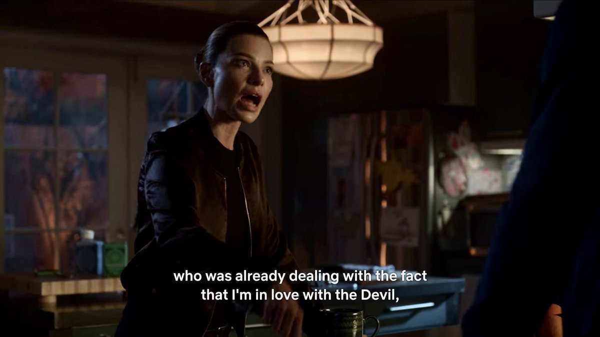lucifer and chloe: *yelling at each other*my one brain cell: she said she was in love with him 