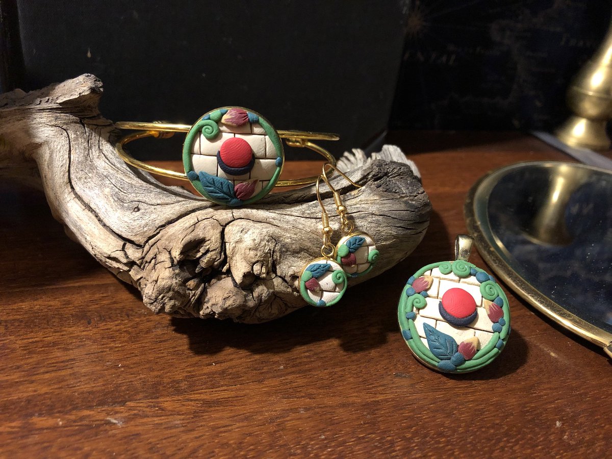 Excited to share this item from #TrismegistusCo: Egyptian jewelry set #egyptianjewelry #handmadejewelry #ancientegyptian #polymerclayjewelry etsy.me/3jfNFVv