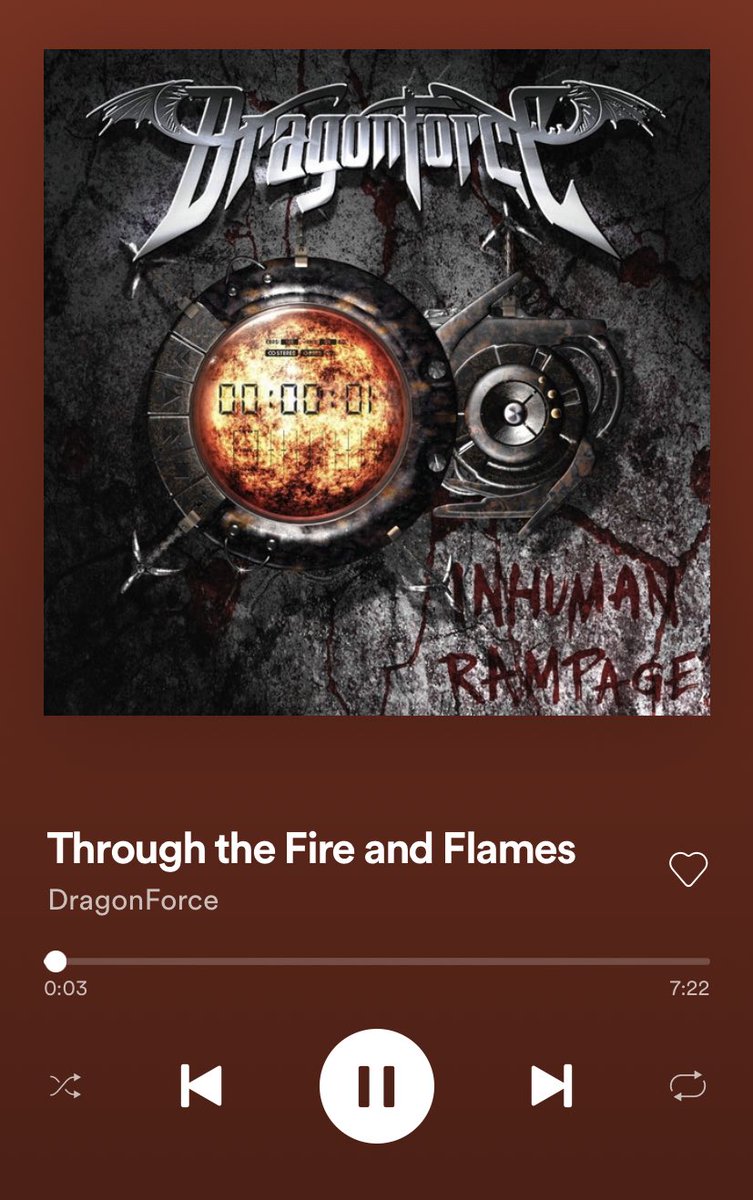 Through the Fire and Flames- DragonForceDestruction Preventer- Sonata Arctica Lost in the Twilight Hall- Blind GuardianWishmaster- Nightwish (this specific song is a good example of power metal but NW is symphonic metal)