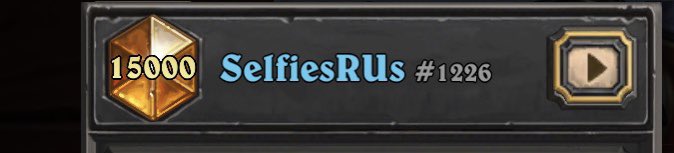 15,000 on the dot. Thought it was cool. 

Got as high as top 5,000, my highest rank ever, and then went on a hell of a losing streak 🙃