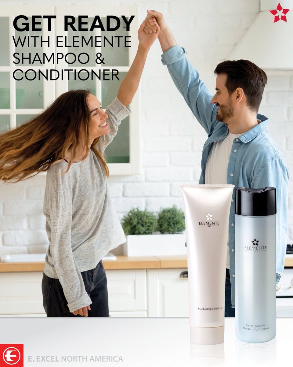 CaixiaA's tweet photo. E. EXCEL’s Elemente Moisturizing Shampoo and Conditioner deeply nourishes and protects hair with the natural goodness of plant extracts! Suitable for all hair types, especially damaged or color-treated hair.
#EexcelNA #EexcelCares #ShareEexcel #AlwaysEExcel #shampoo #conditioner https://t.co/Bsq7QOR49s